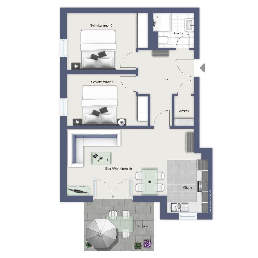 Residenz Von Flotow Wohnung 01 Хайлигендам Екстериор снимка
